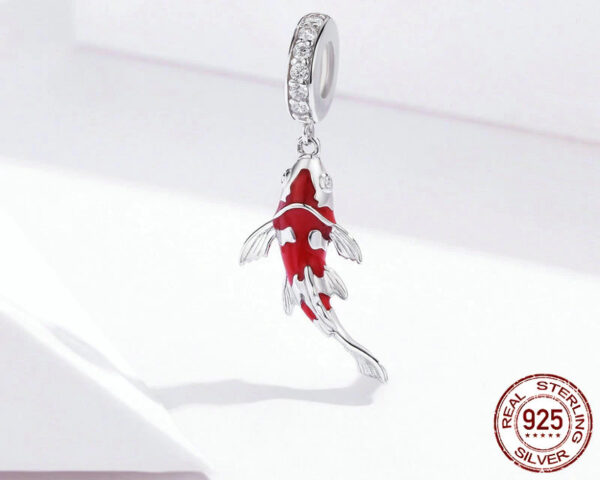 Women's 925 Sterling Silver Fish Shaped Pendant - Image 4