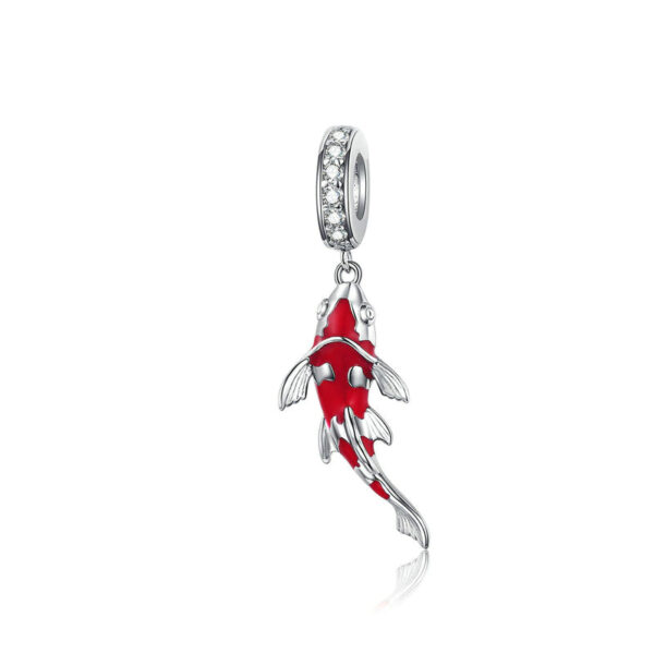 Women's 925 Sterling Silver Fish Shaped Pendant - Image 3