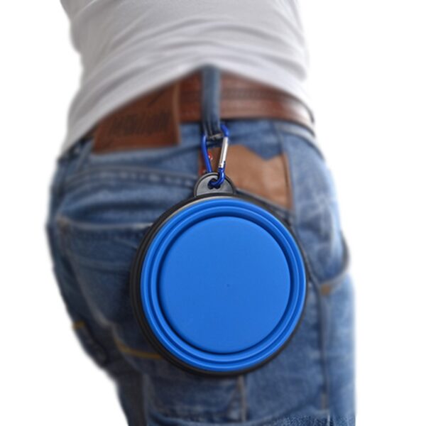 Collapsible Pet Silicone Bowl - Image 3