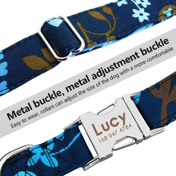 Dog Personalized Nylon Collar - Image 5