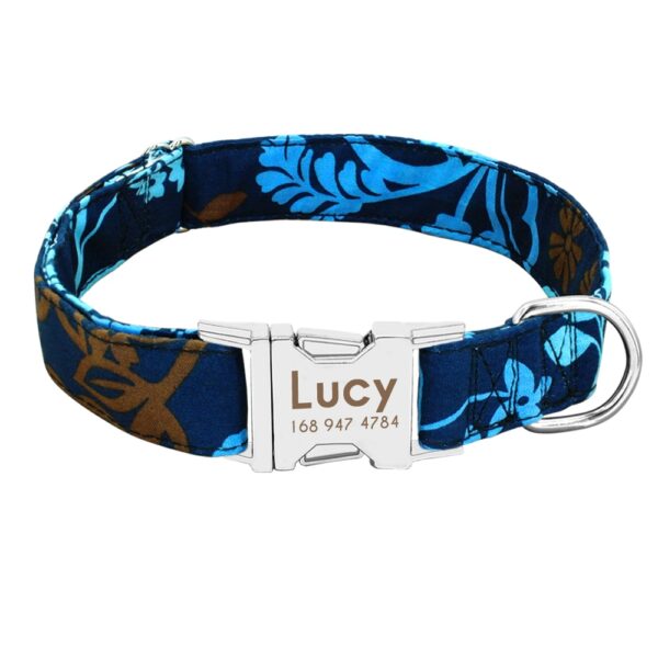 Dog Personalized Nylon Collar - Image 4