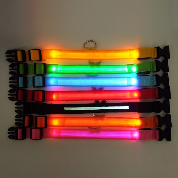 Dogs Nylon LED Collar - Image 3