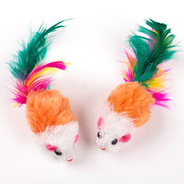 Funny Mini Mouse Toys Set for Cats - Image 6