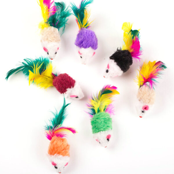 Funny Mini Mouse Toys Set for Cats - Image 5