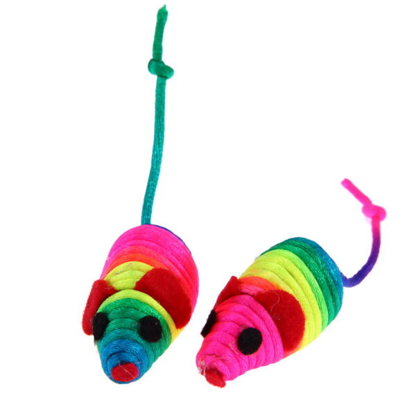 Colorful Toy Mouse Set (5 pcs) - Image 5