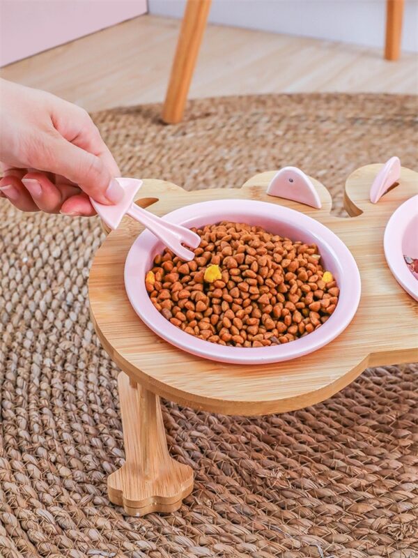 Ceramic Pet Bowl with Tilted Base - Image 6
