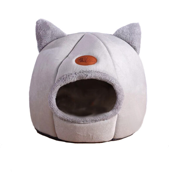 Cozy House Bed with Cat Ears - Image 5