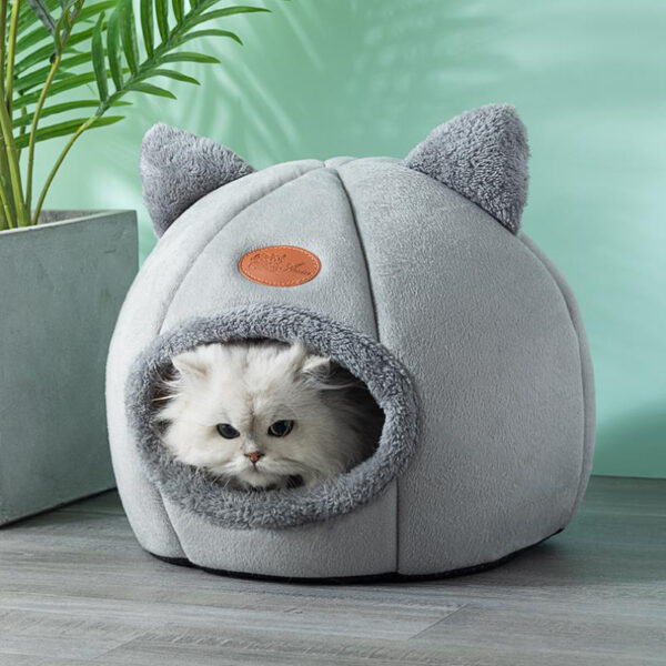 Cozy House Bed with Cat Ears