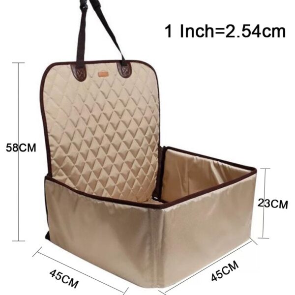 2 in 1 Dog Car Seat Cover and Carrier - Image 6