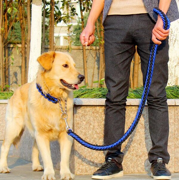 Dog's Loose Rope Nylon Leash - Image 3