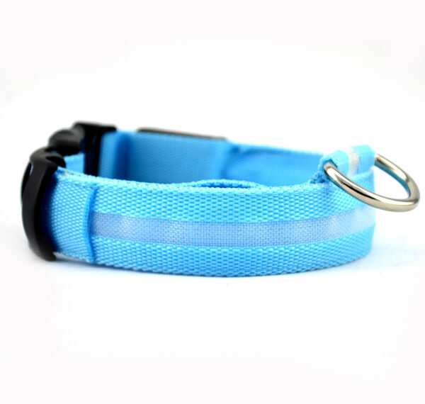 Safety LED Luminous Nylon Collar for Pets - Image 4