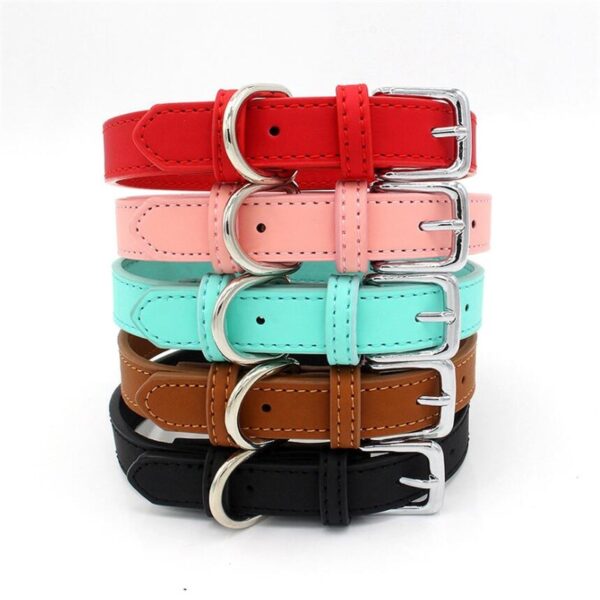 Solid Color Collar for Small Dogs