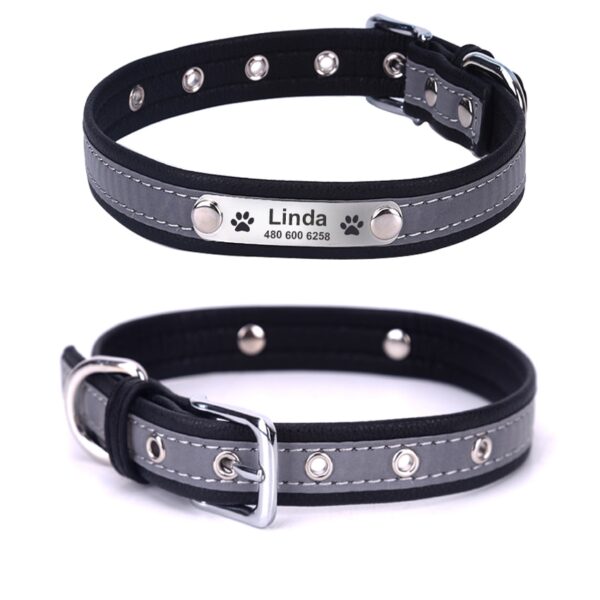 Personalized Reflective Dog Collar - Image 5