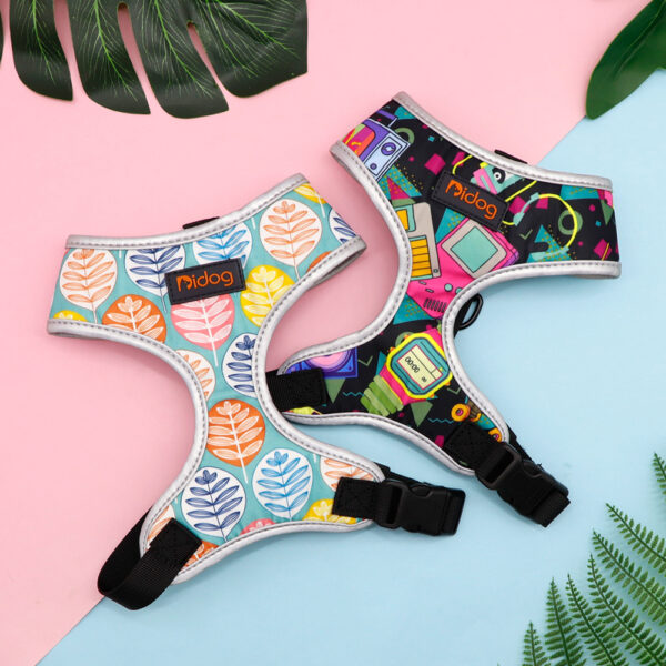 Breathable Printed Nylon Dog Harness Vest - Image 3