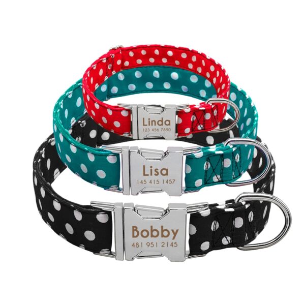Dog's Polka Dot Collar - Image 4