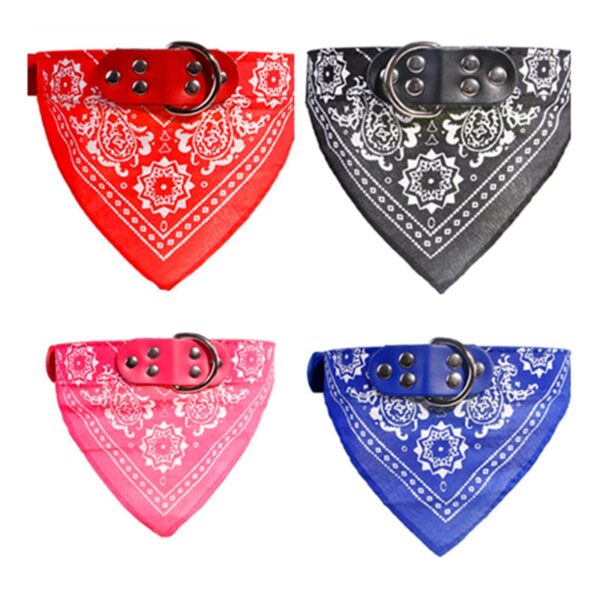 Scarf Leather Collars For Pets