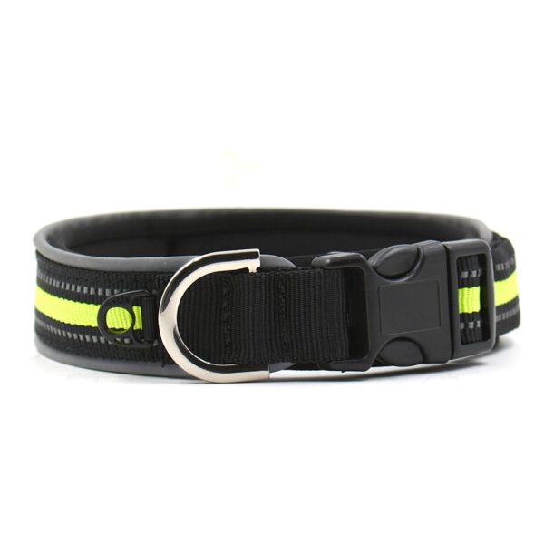 Solid Convenient Adjustable Nylon Dog Collar - Image 5