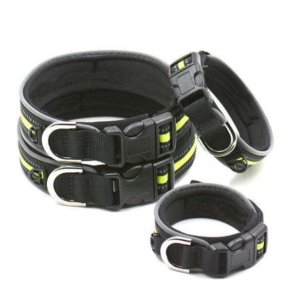 Solid Convenient Adjustable Nylon Dog Collar