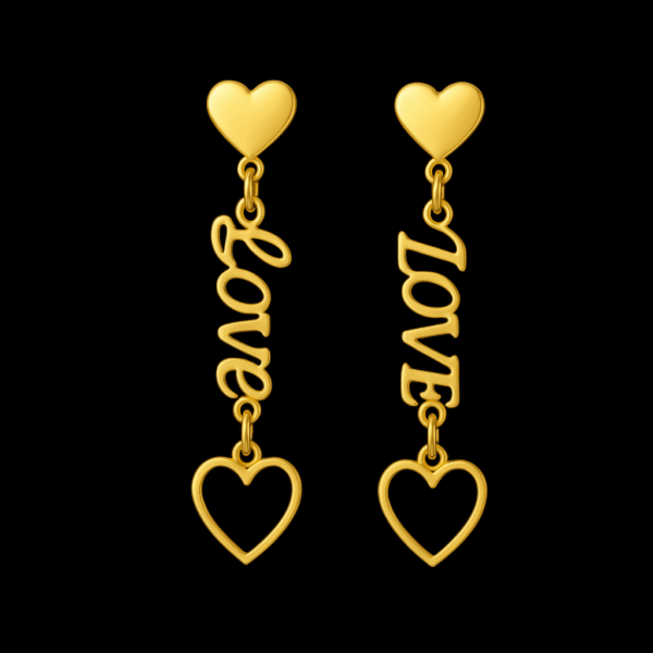 Custom Name Stud Earring - Image 2