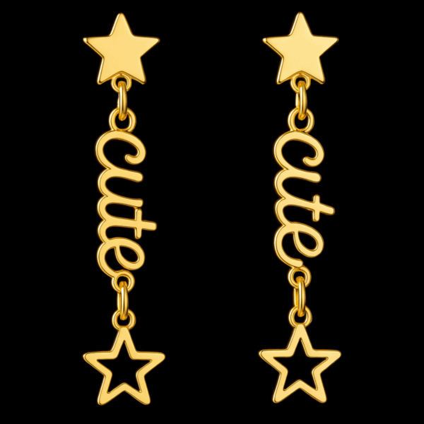 Custom Name Stud Earring - Image 3