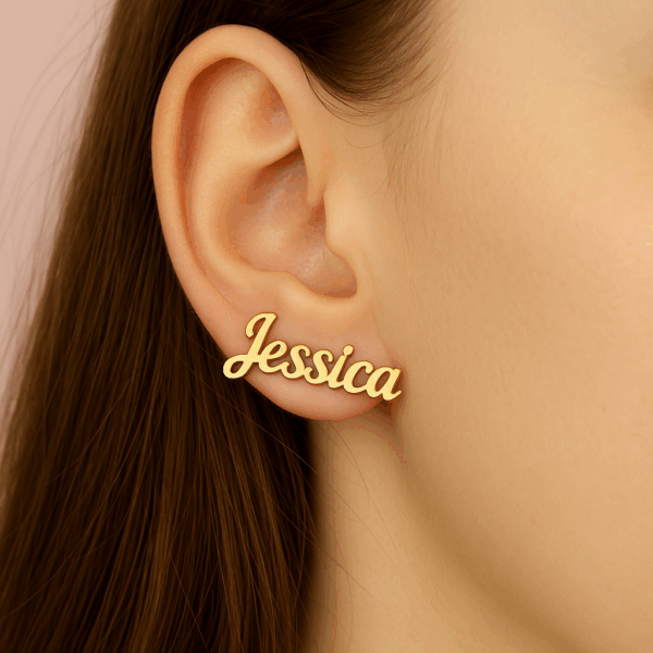 Custom Name Earrings