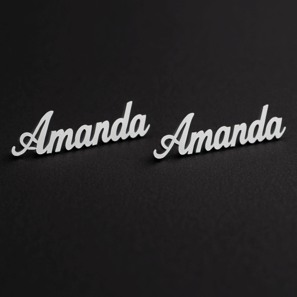 Custom Name Earrings - Image 3