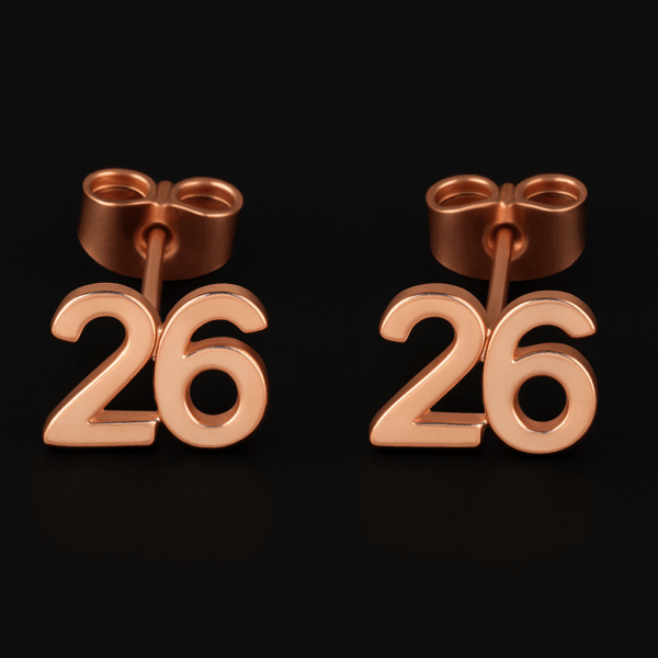 Custom Numbers Earrings - Image 3