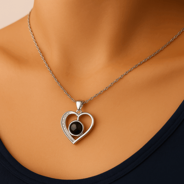 Custom Photo Projection Necklace - Image 4