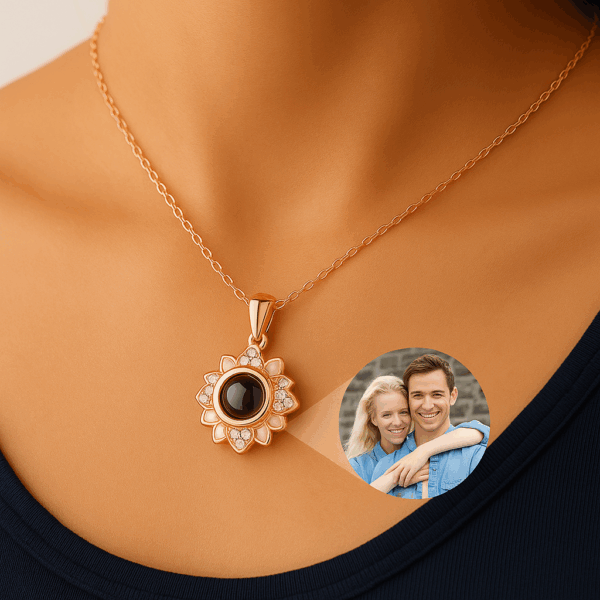 Custom Photo Projection Necklace - Image 5