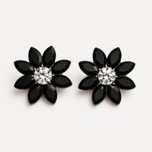 Luxury Retro Crystal Opal Stone Women's Stud Earrings
