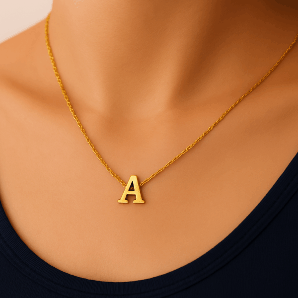 Minimalist A-Z Letter Necklace