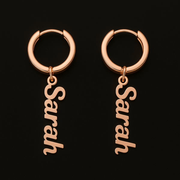 Personalized Custom Name Earrings - Image 7