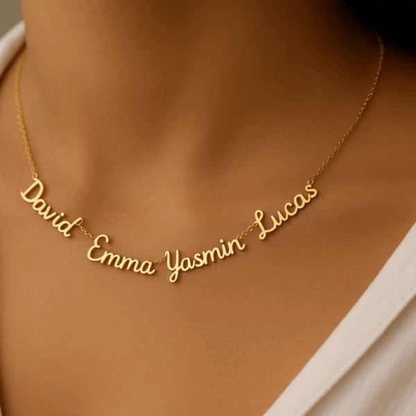 Personalized Family Members Name Necklace