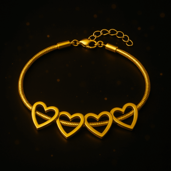 Personalized Names Heart Bracelet